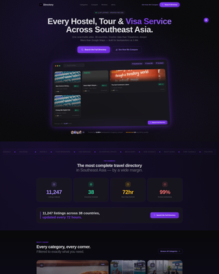 Atlas - Powerful Traveldirectory Landing Page Template