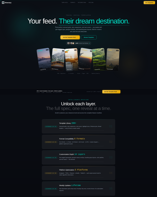 Itinerary - Stunning Travel Landing Page Template