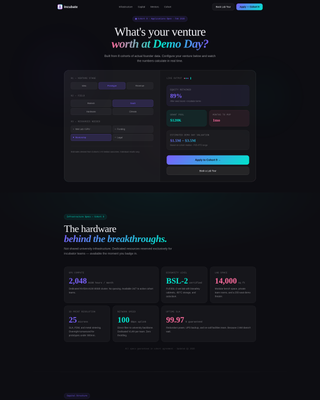 Incubate - High-Impact University Landing Page Template