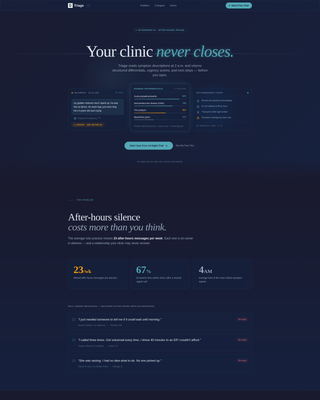 Animal Clinic Pro — Landing Page Template
