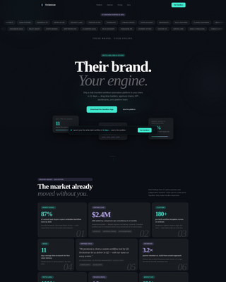 White-Label BPM Landing Page Template