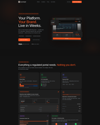 Launchpad - Velocity Crowdfunding Landing Page Template