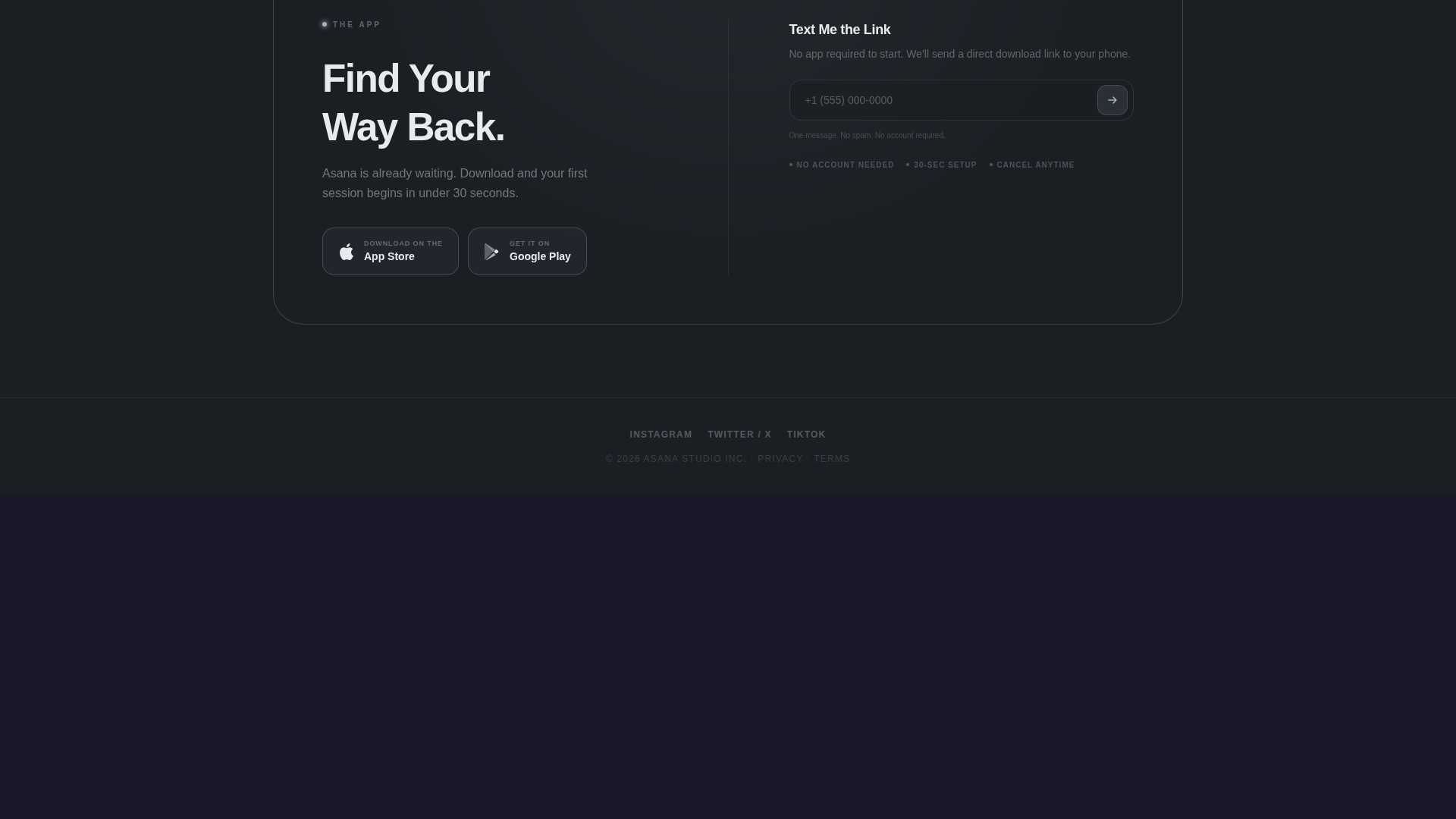 Yoga Studio 404 Recovery Website Template