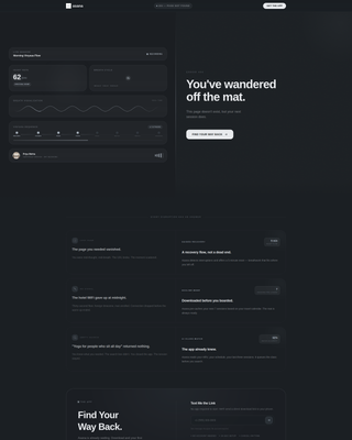 Asana - Mindful Yoga Landing Page Template