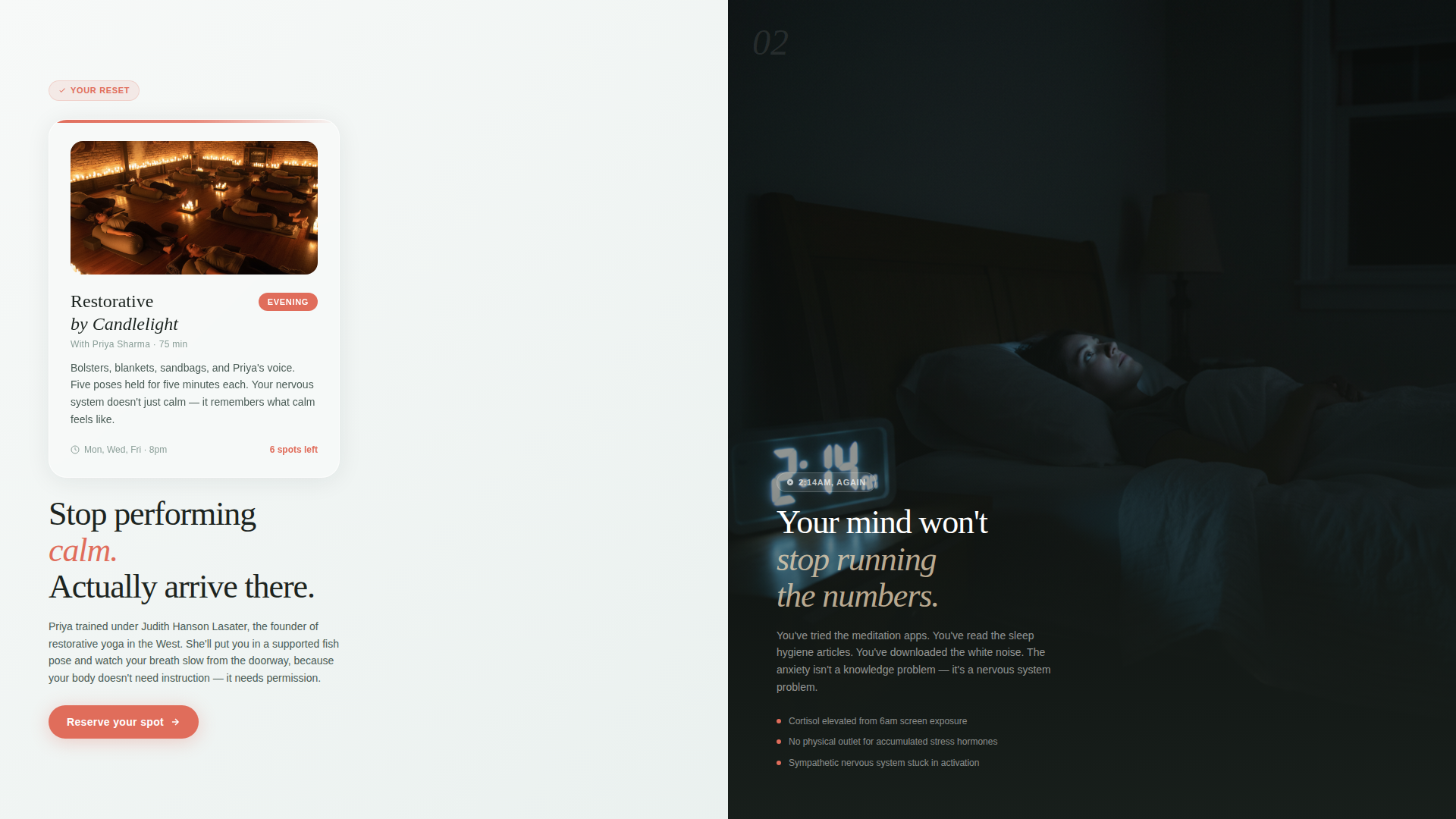 Yoga Studio Professional Website Template