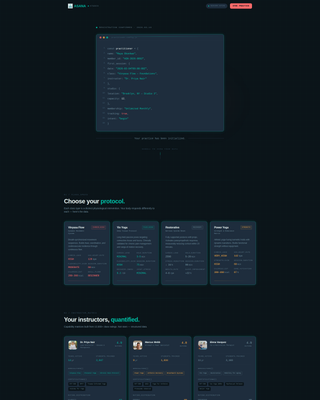 Asana - Dynamic Yoga Studio Landing Page Template