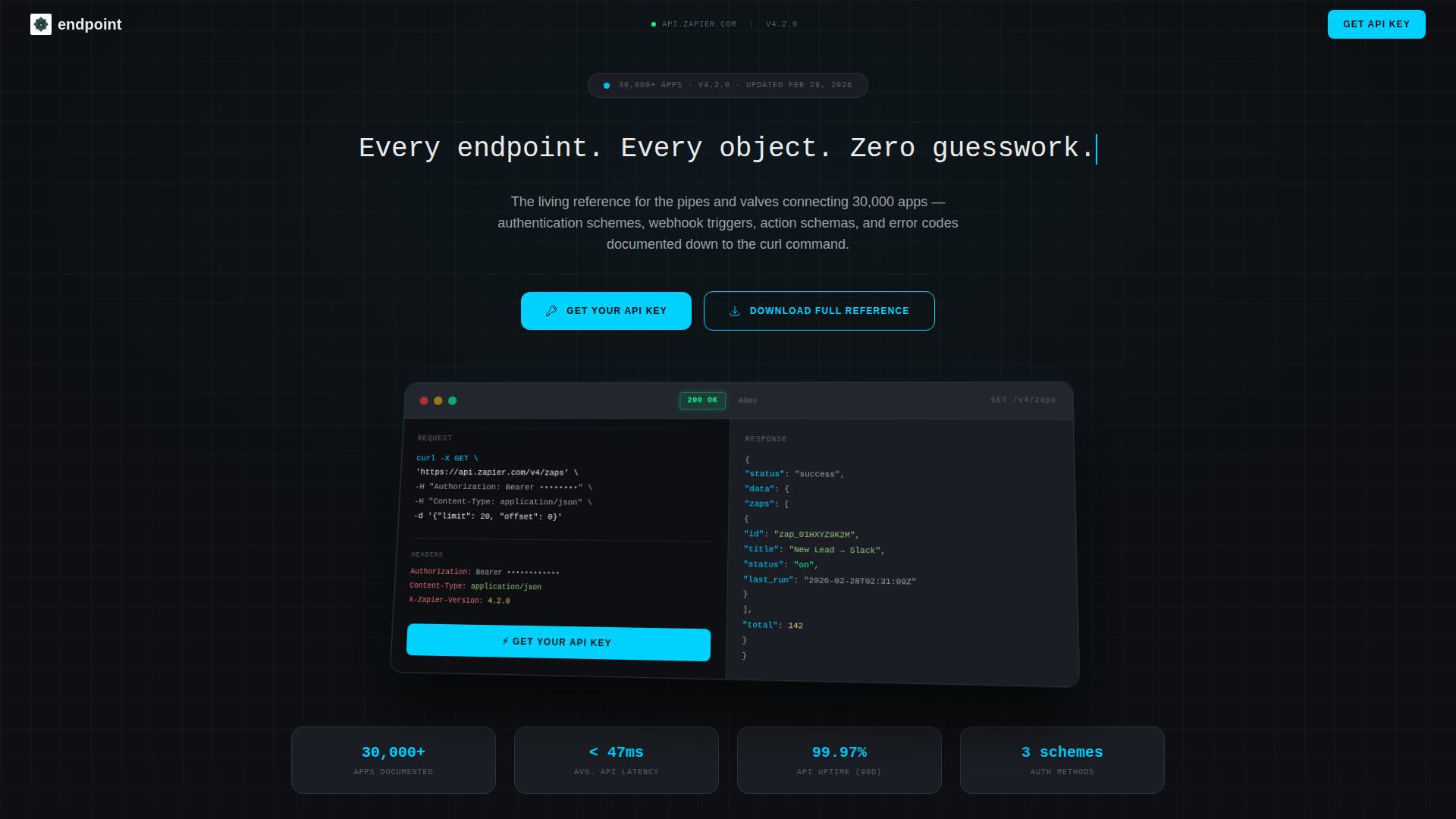 API Docs | Free Website Template | Rocket