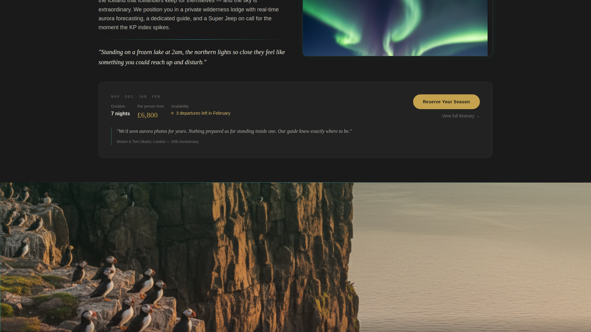 Iceland Travel Expert Booking Website Template