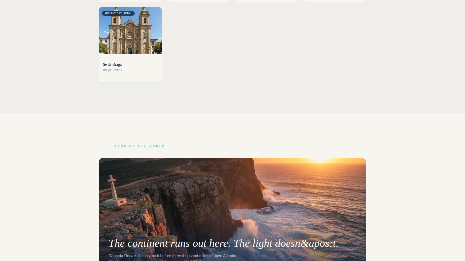 Portugal Travel Specialist Professional Website Template