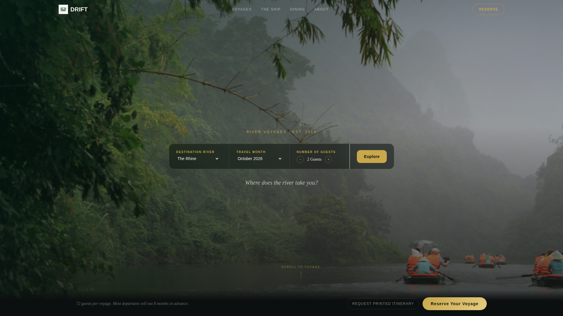 Cruise & Luxury Travel Booking Website Template