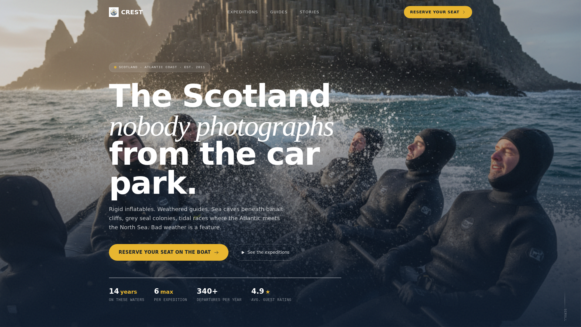 Scotland Travel Professional Website Template