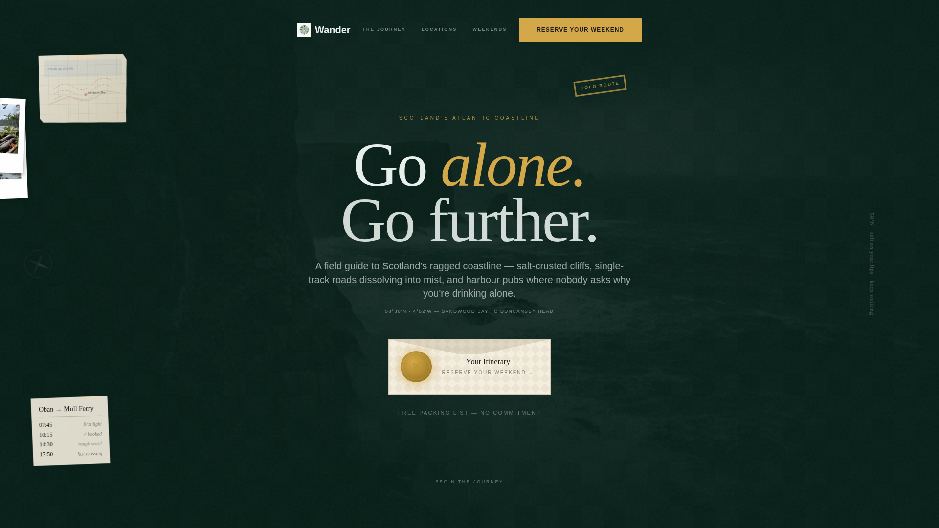 Scotland Travel Specialist Booking Website Template