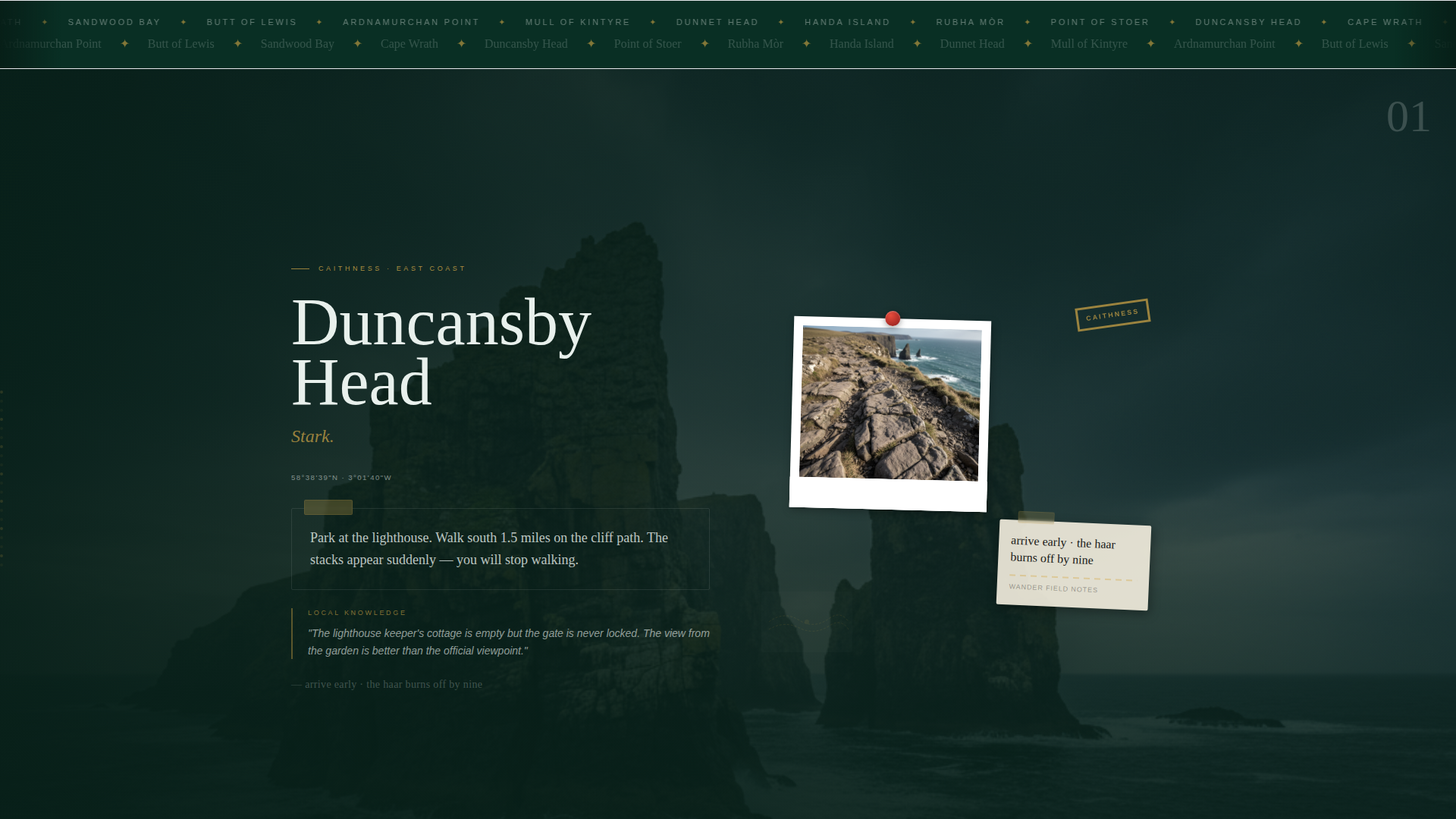 Scotland Travel Specialist Booking Website Template