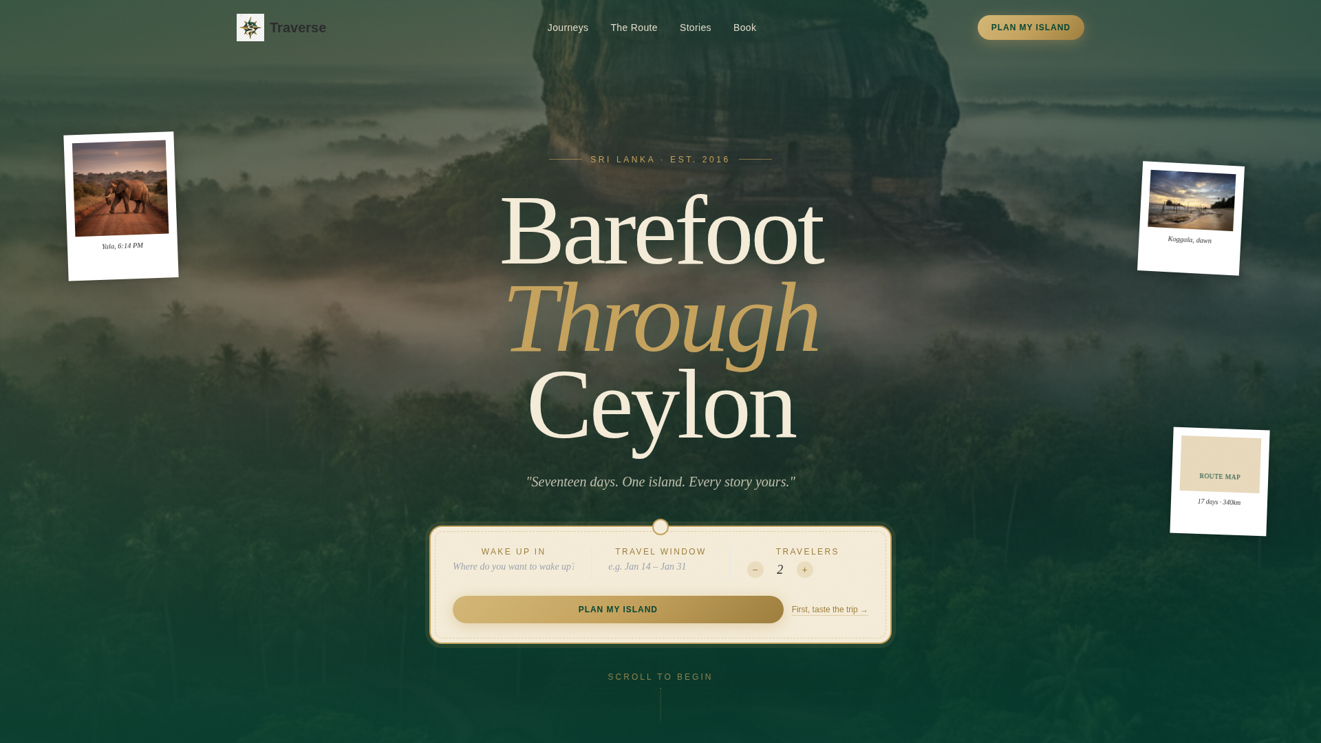 Sri Lanka Travel Complete Booking Website Template