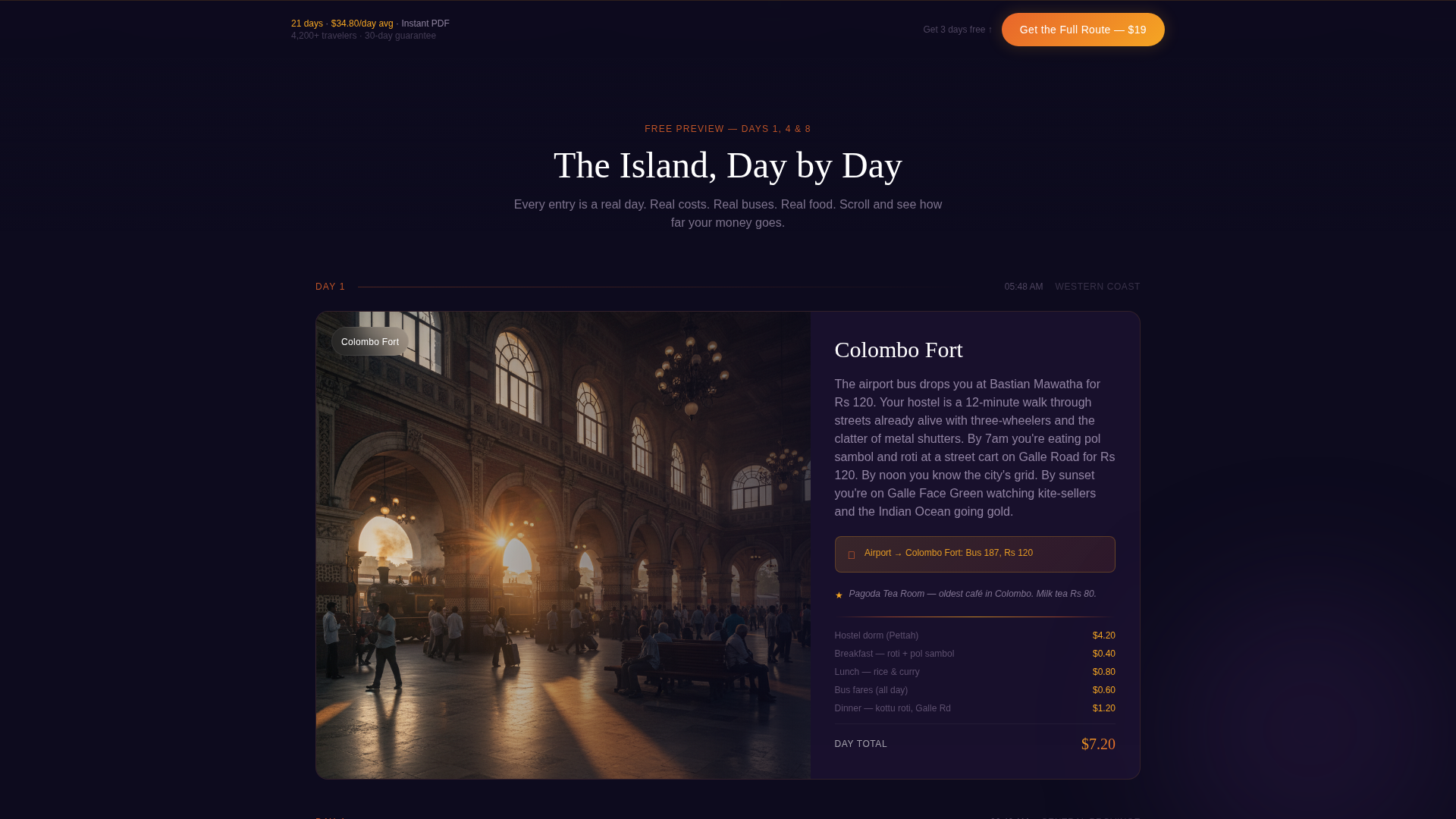 Sri Lanka Travel Professional Website Template