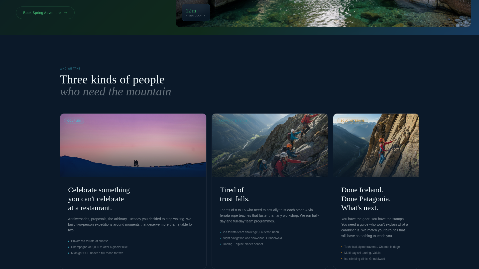 Switzerland Travel Booking Website Template