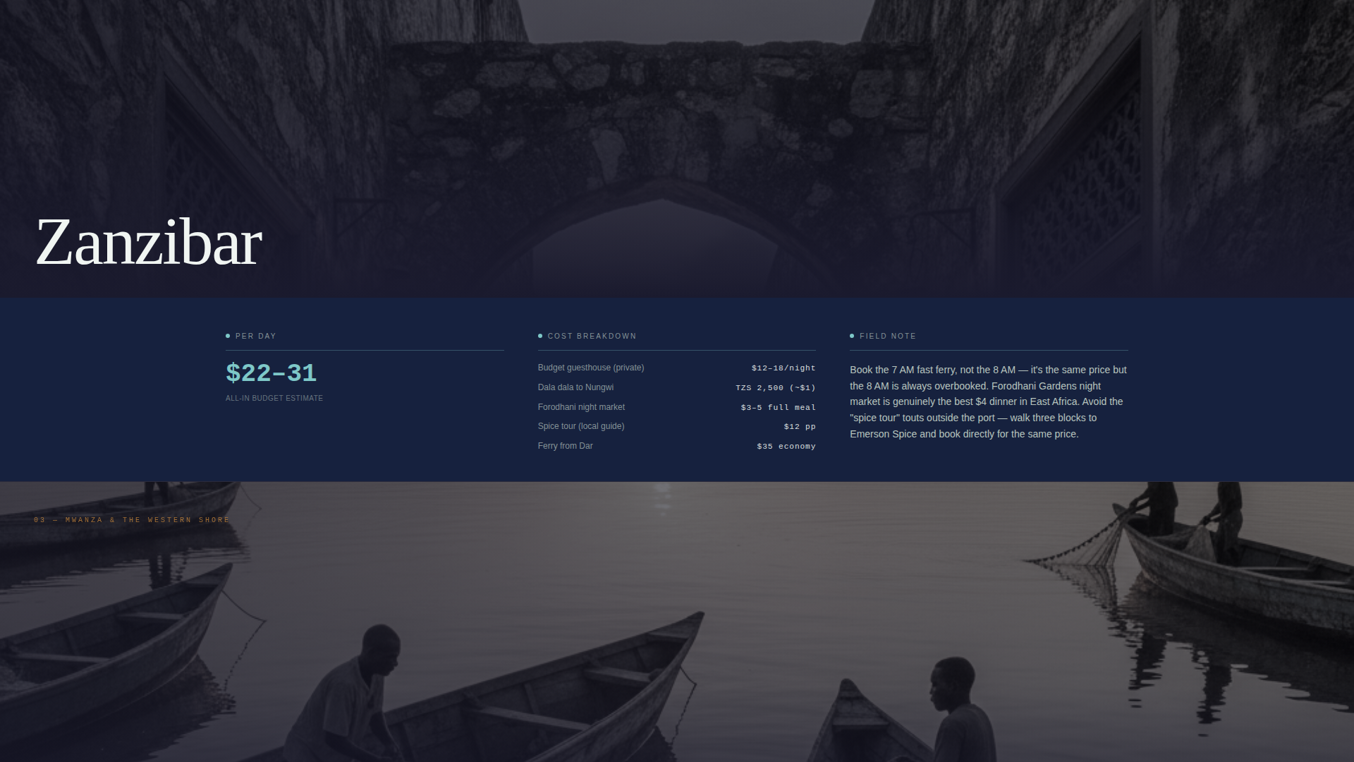 Tanzania Travel Privacy Policy Website Template