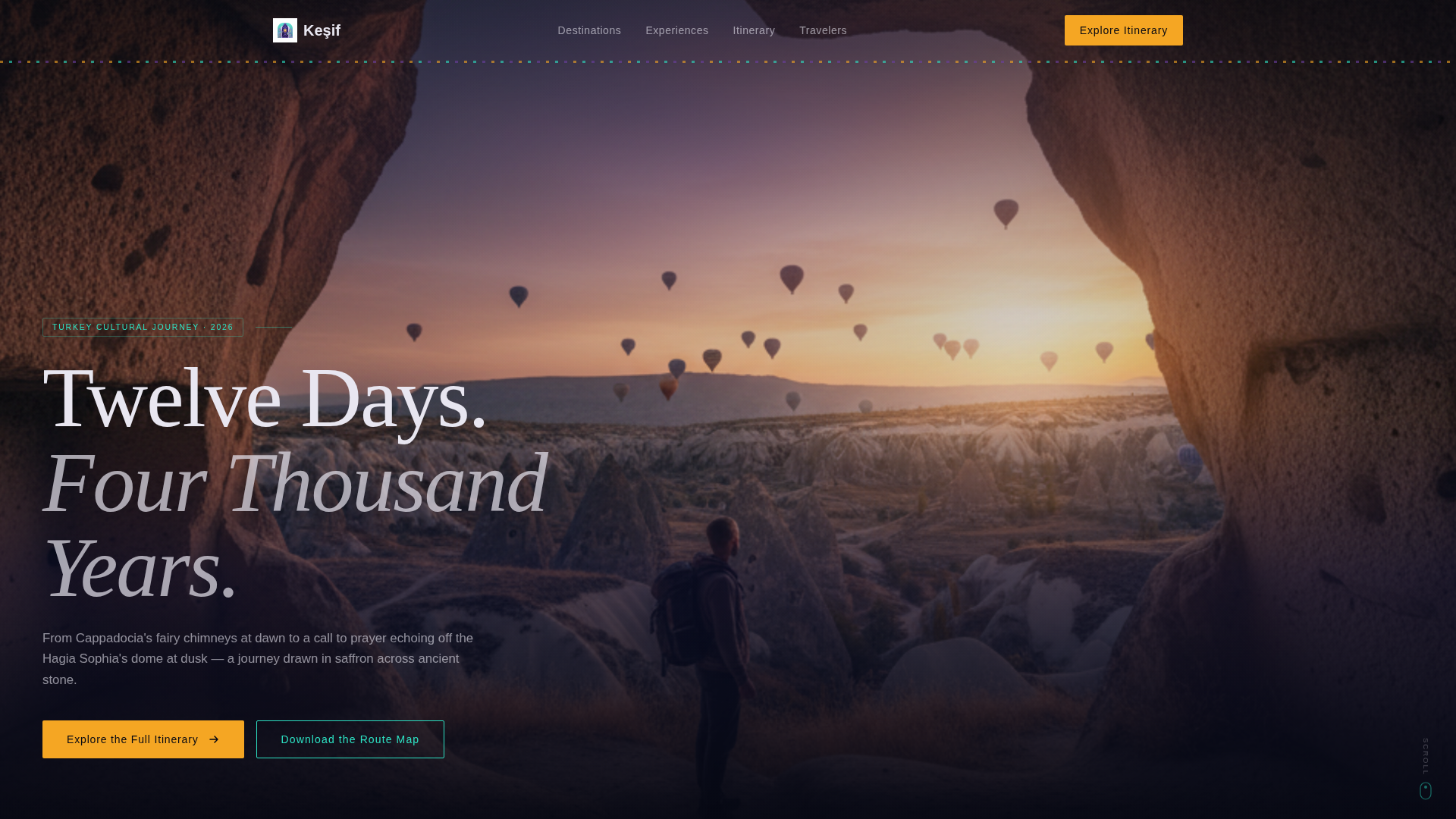 Turkey Travel Blog Website Template
