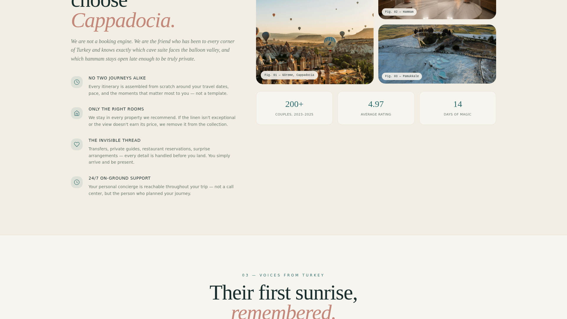 Turkey Travel Specialist Booking Website Template