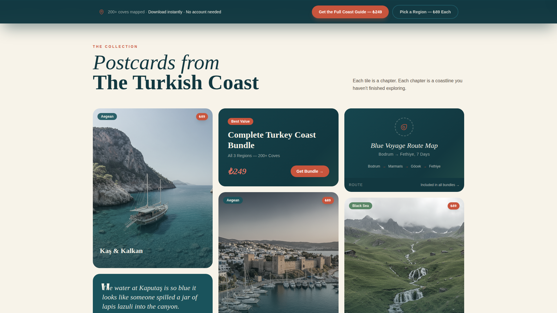 Turkey Travel Specialist Blog Website Template