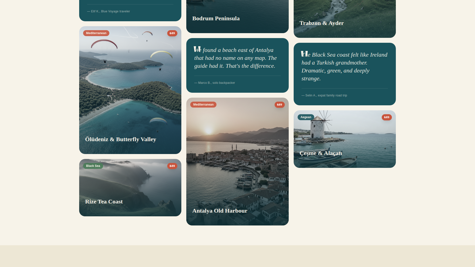 Turkey Travel Specialist Blog Website Template
