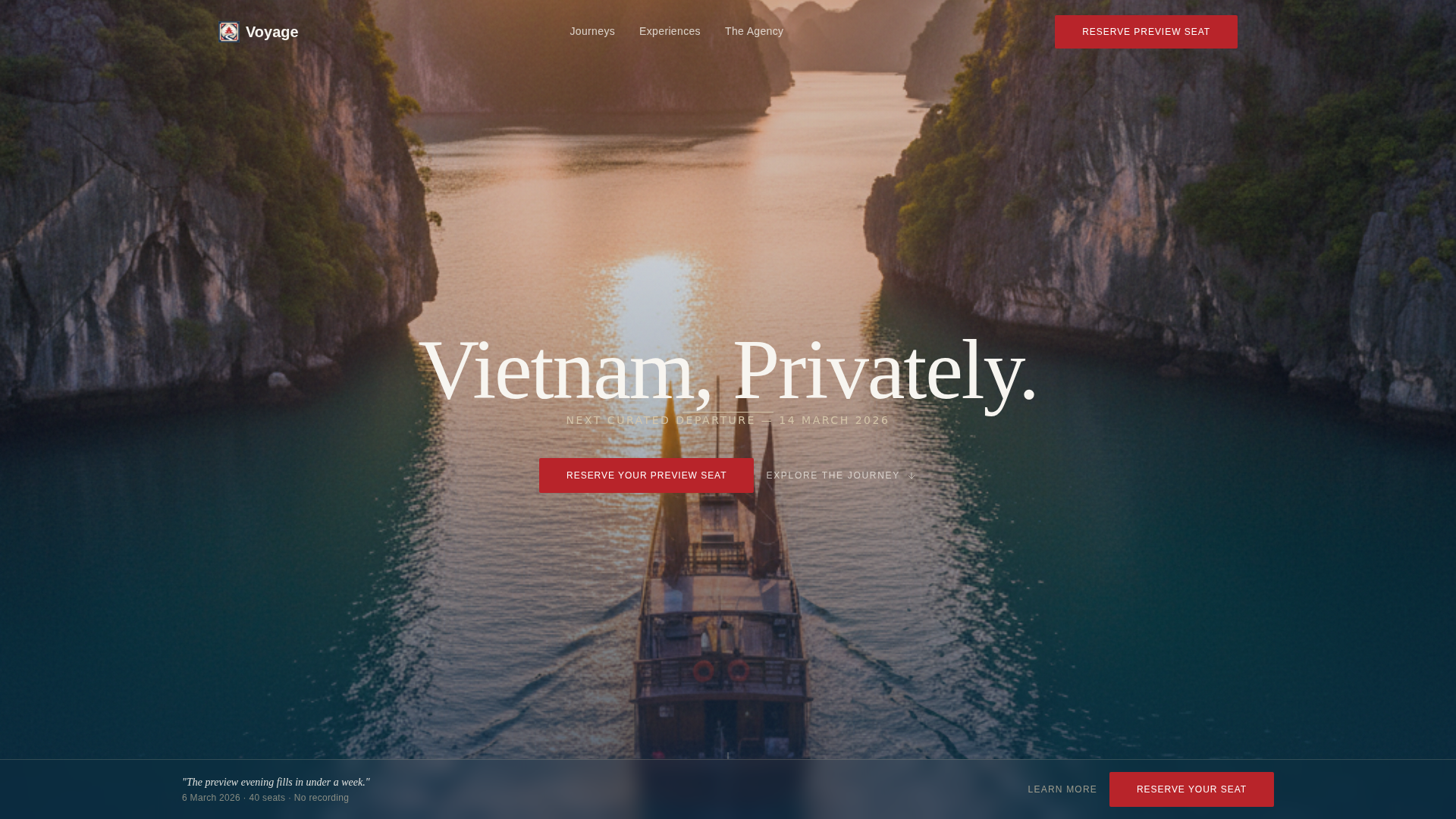 Vietnam Travel Reviews Website Template