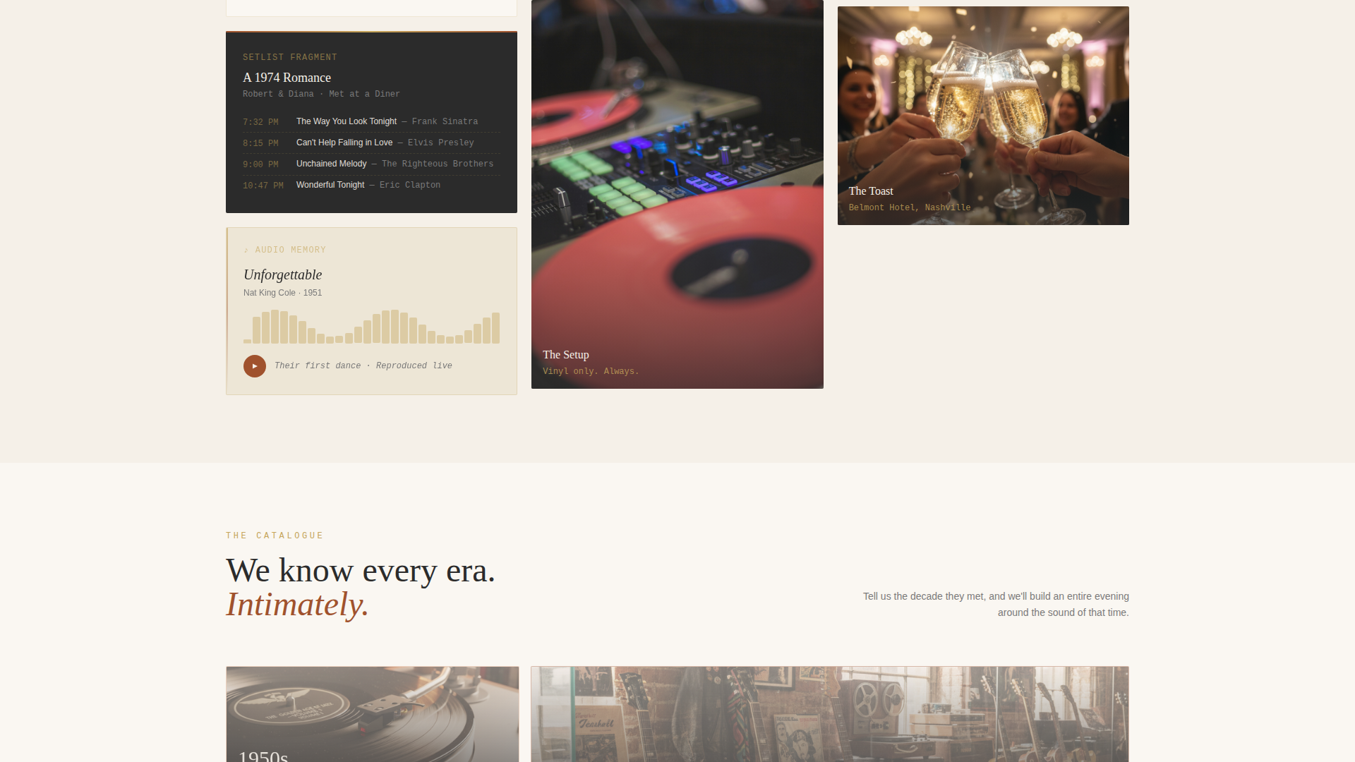 Anniversary Event Specialist Booking Website Template