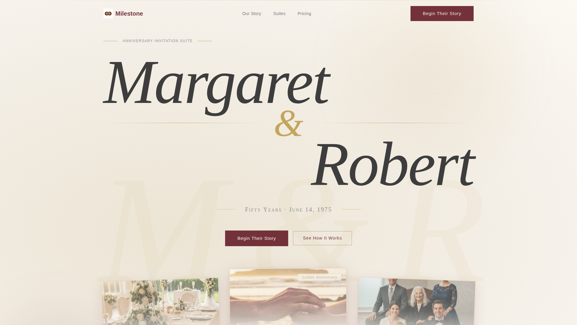Anniversary Event Professional Website Template