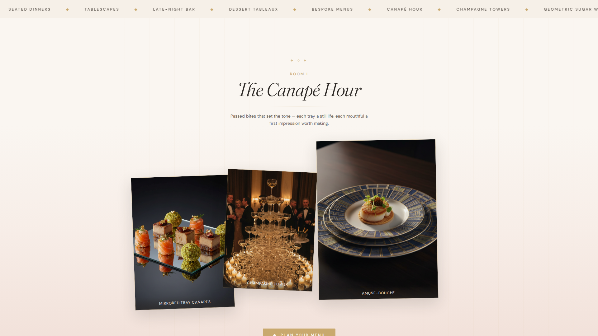 Art Deco Wedding Professional Website Template