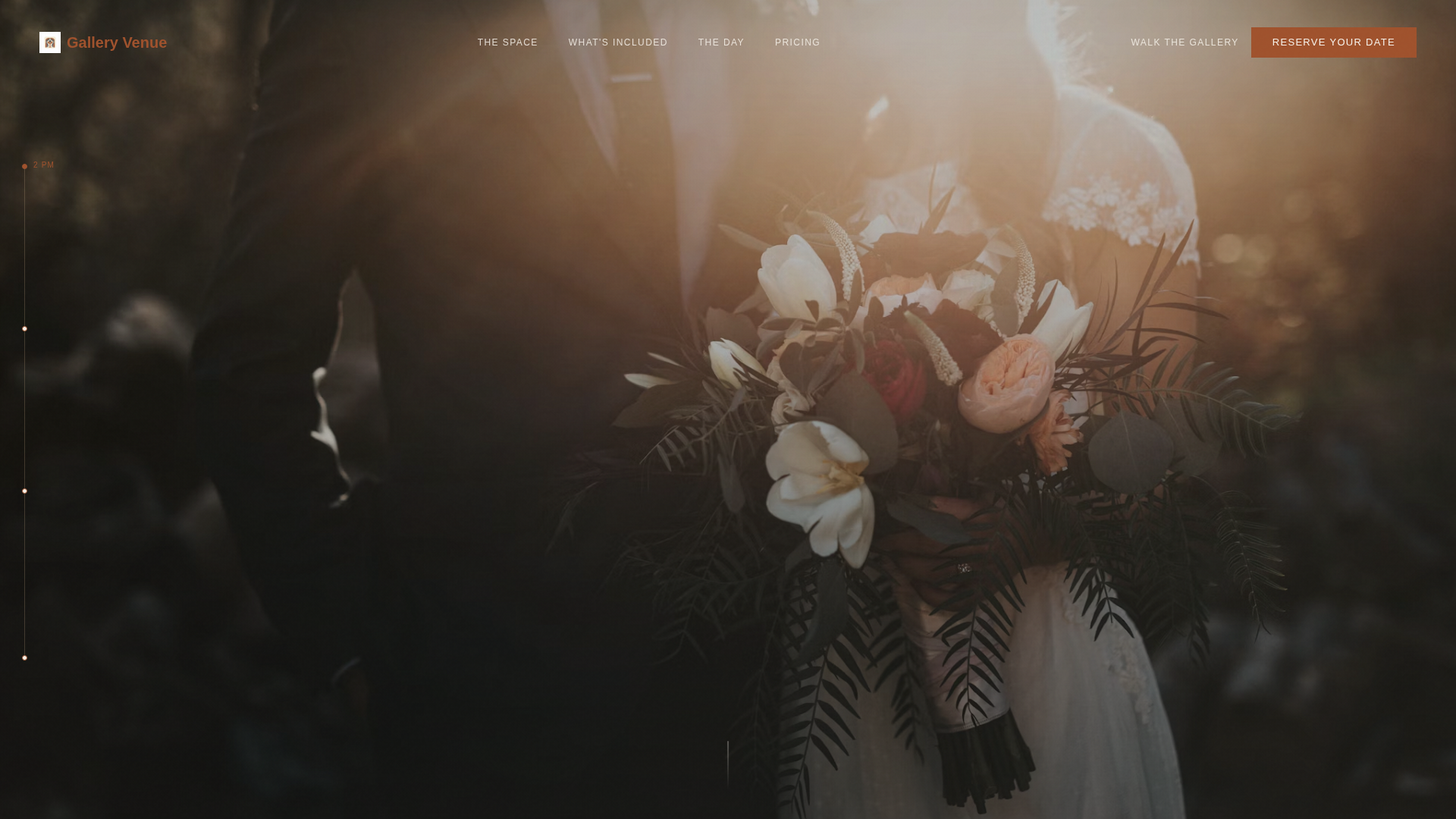 Wedding Venue Booking Website Template