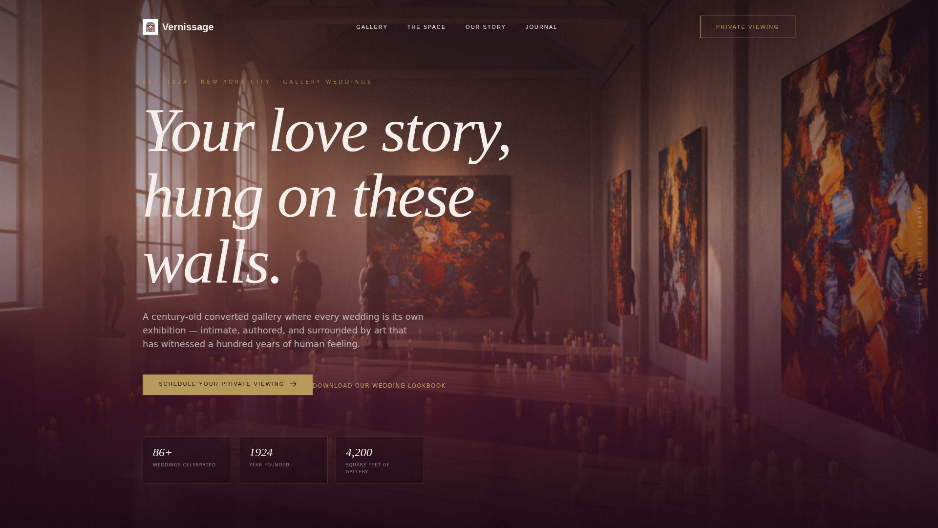 Wedding Venue Blog Website Template