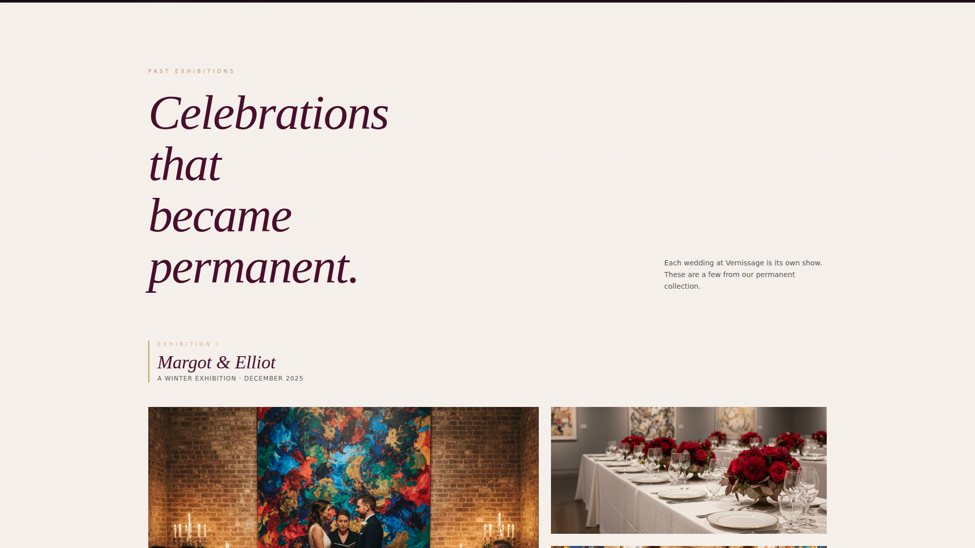 Wedding Venue Blog Website Template
