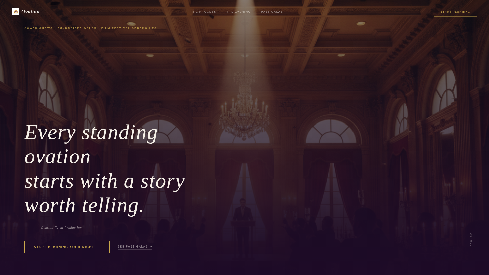 Event Management Company Booking Website Template