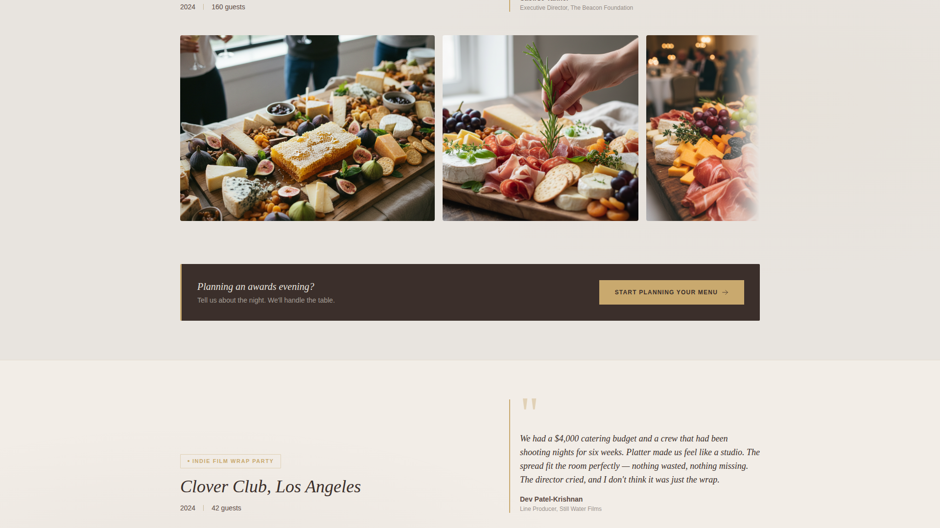 Awards Ceremony Event Professional Website Template
