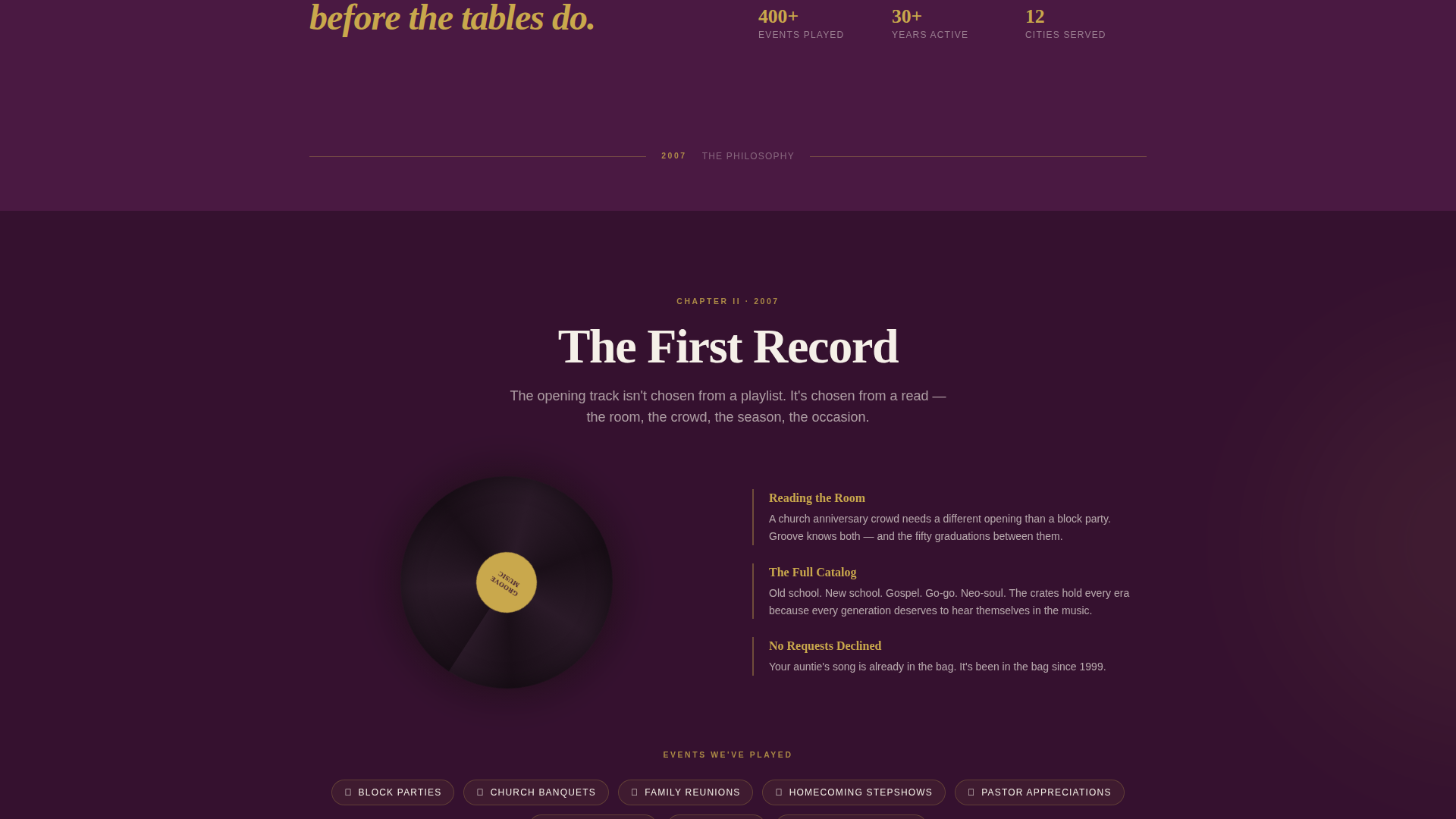 Community Event Booking Website Template
