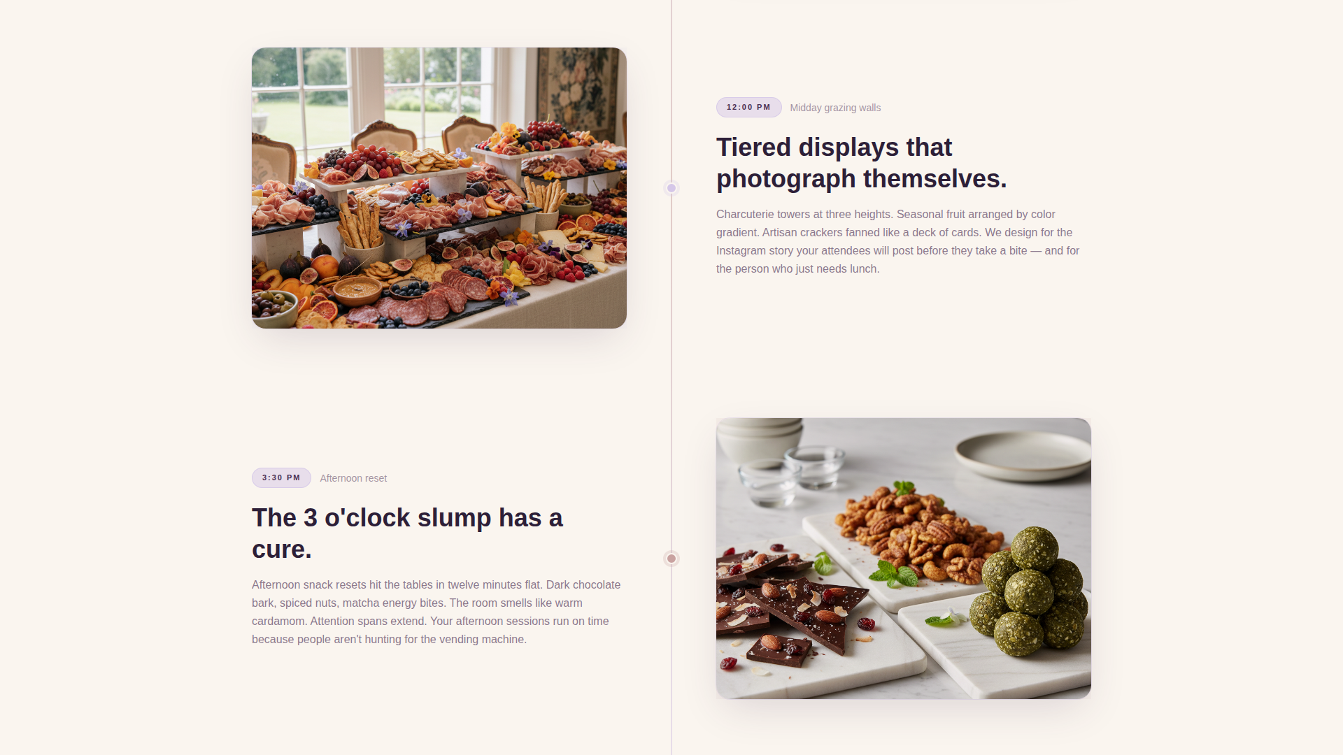 Conference Event Catering & Corporate Summit Website Template