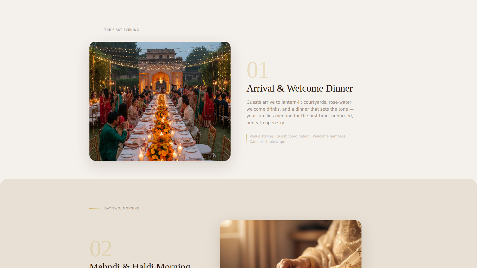 Indian Wedding Professional Website Template