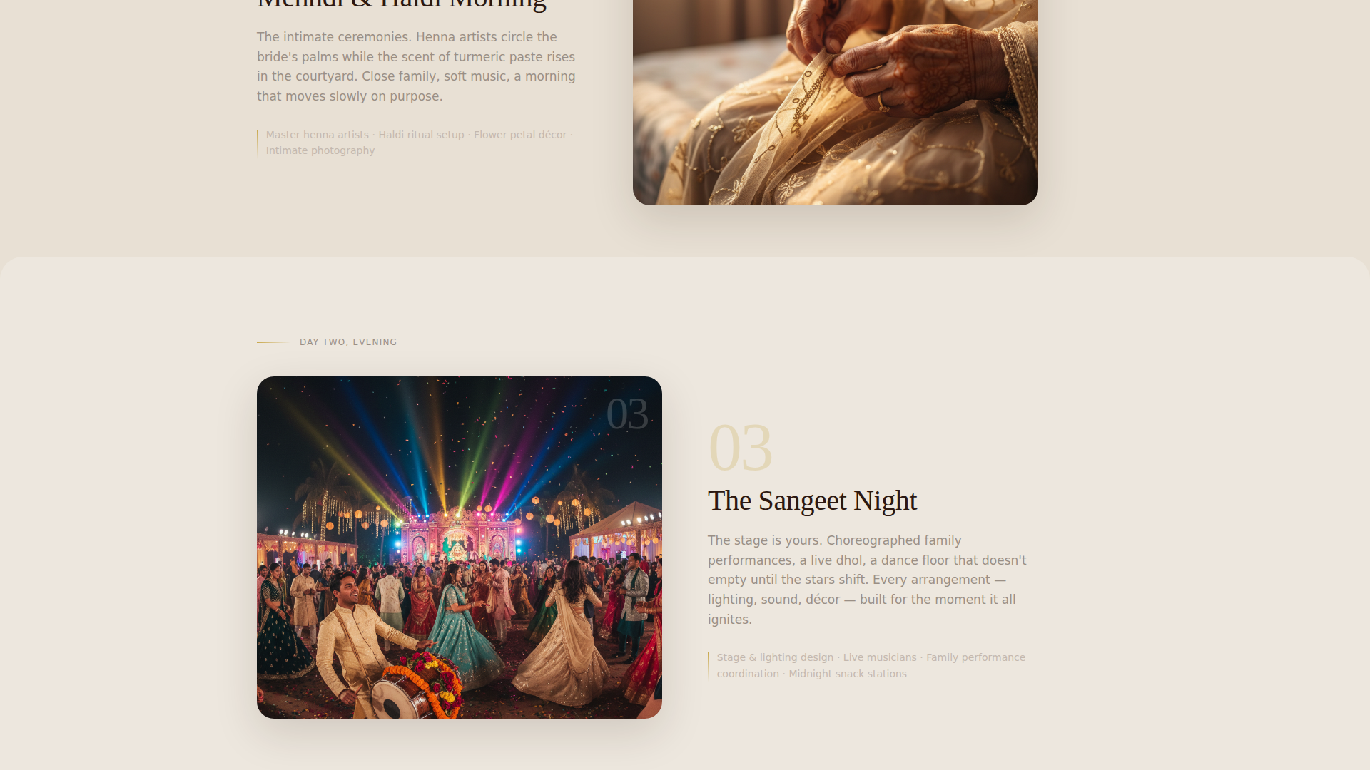 Indian Wedding Professional Website Template