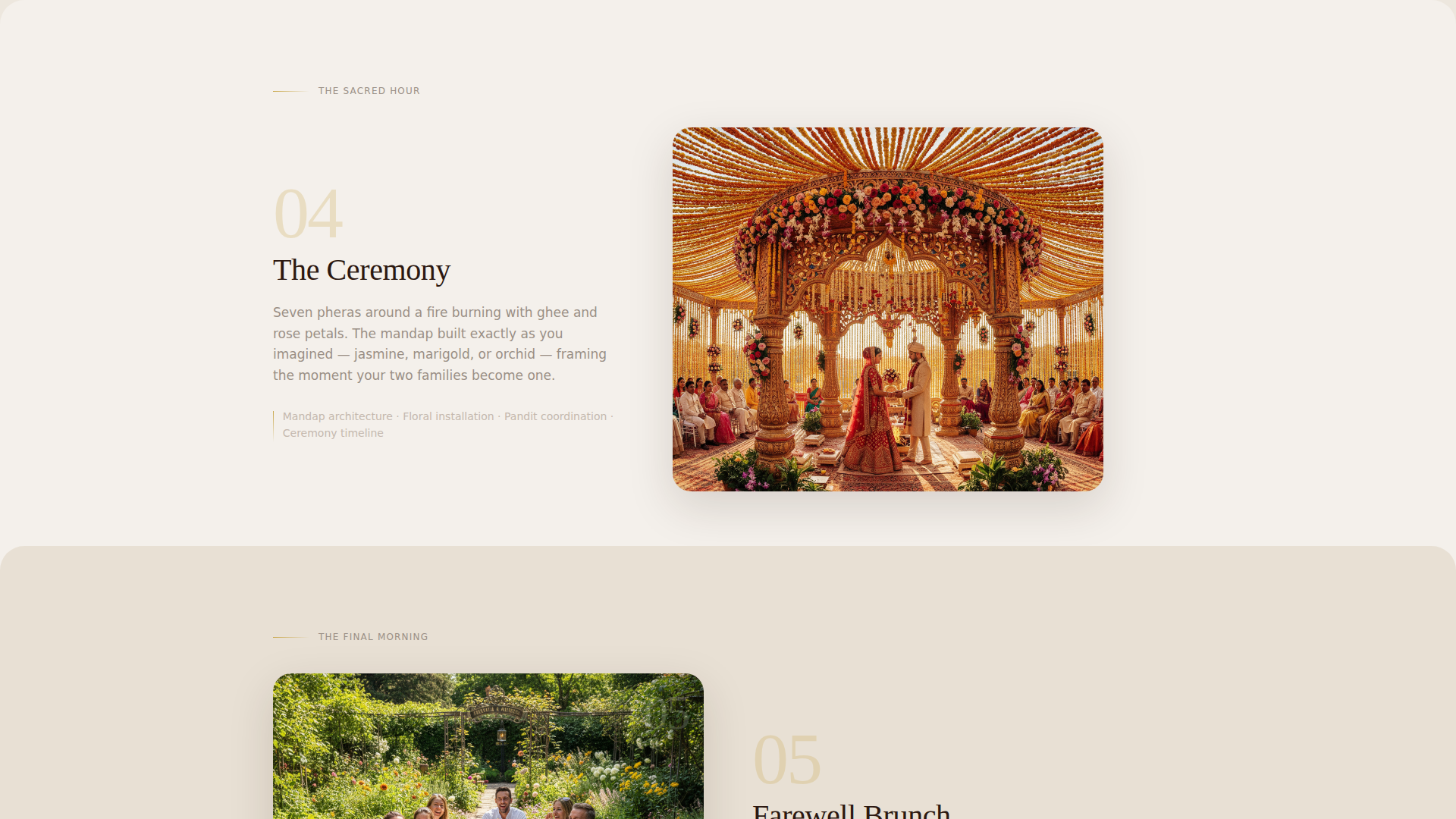 Indian Wedding Professional Website Template
