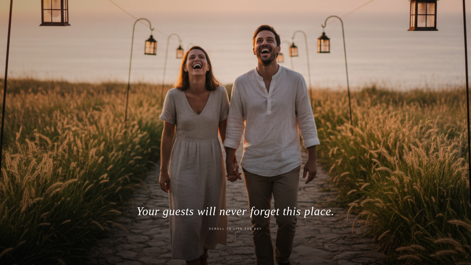 Wedding Venue Complete Booking Website Template