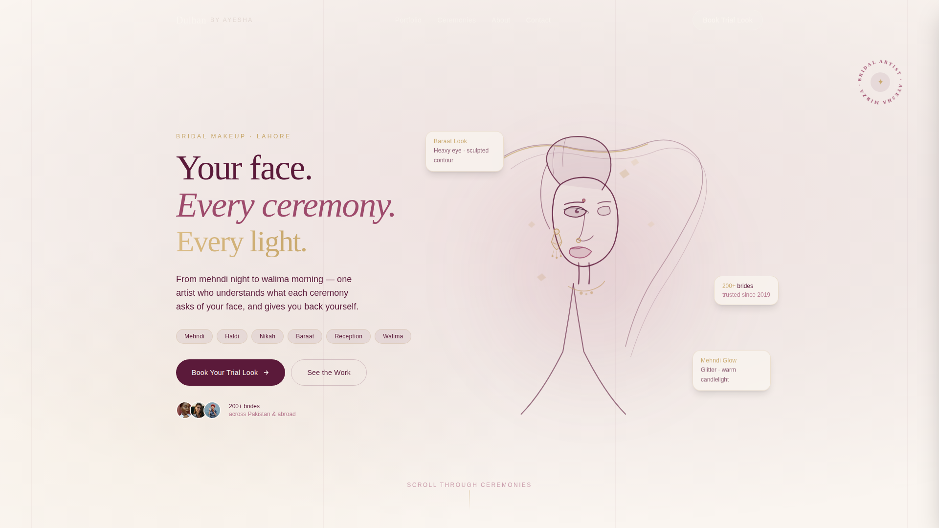 Indian Wedding Booking Website Template
