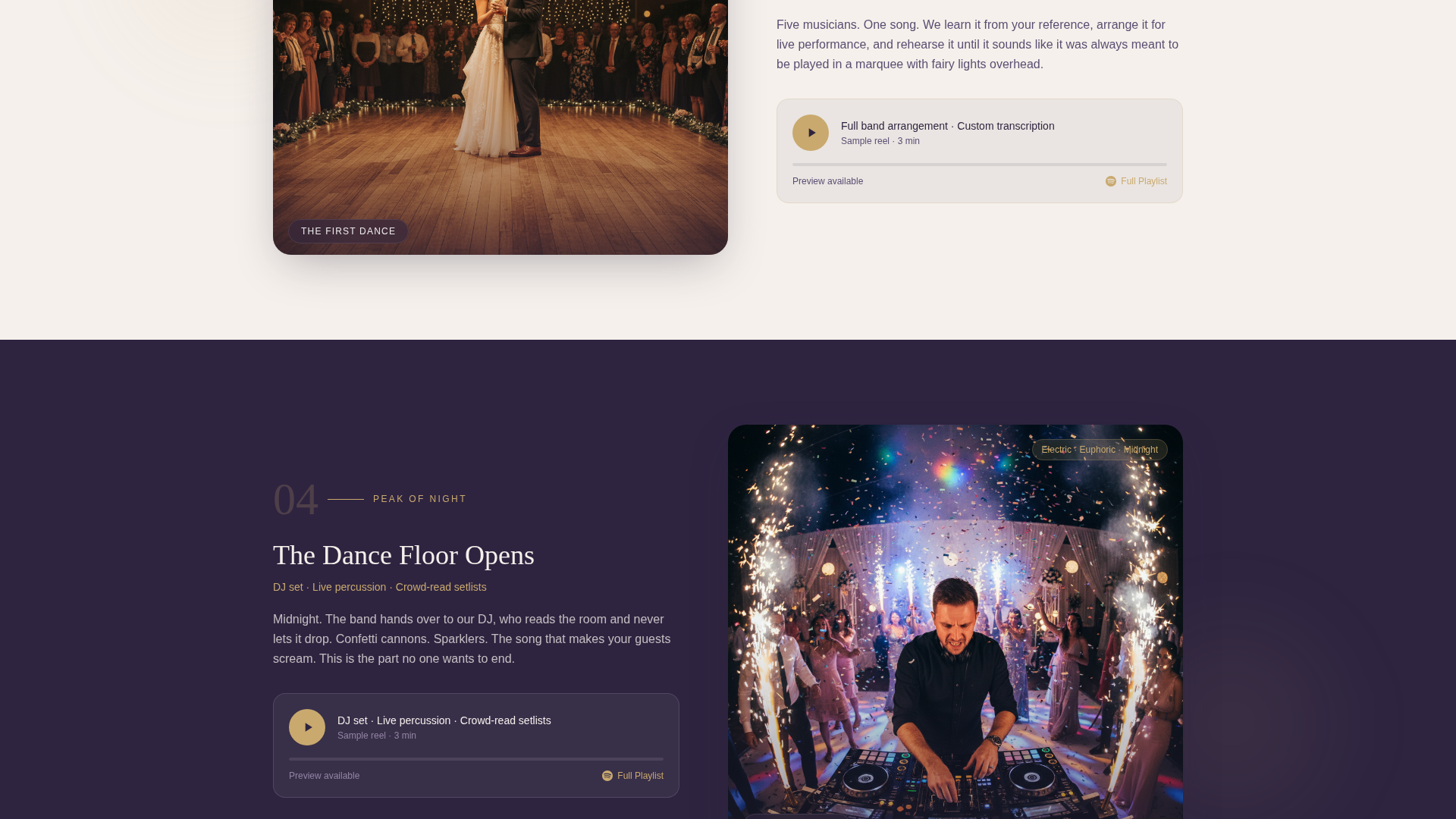 Garden Wedding Advanced Booking Website Template