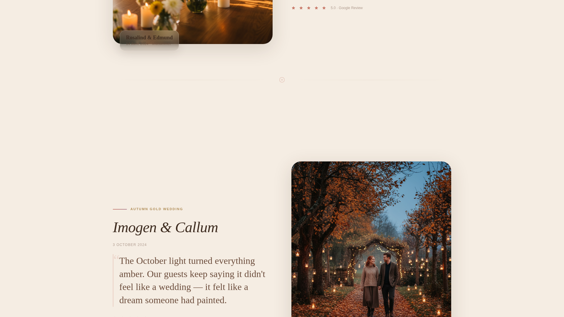 Wedding Venue Advanced Professional Website Template