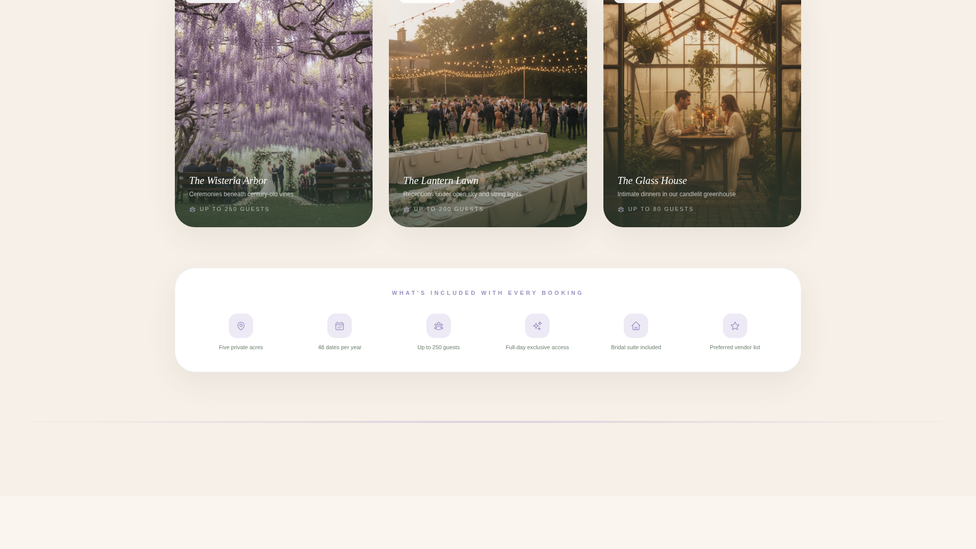 Wedding Venue Specialist Professional Website Template