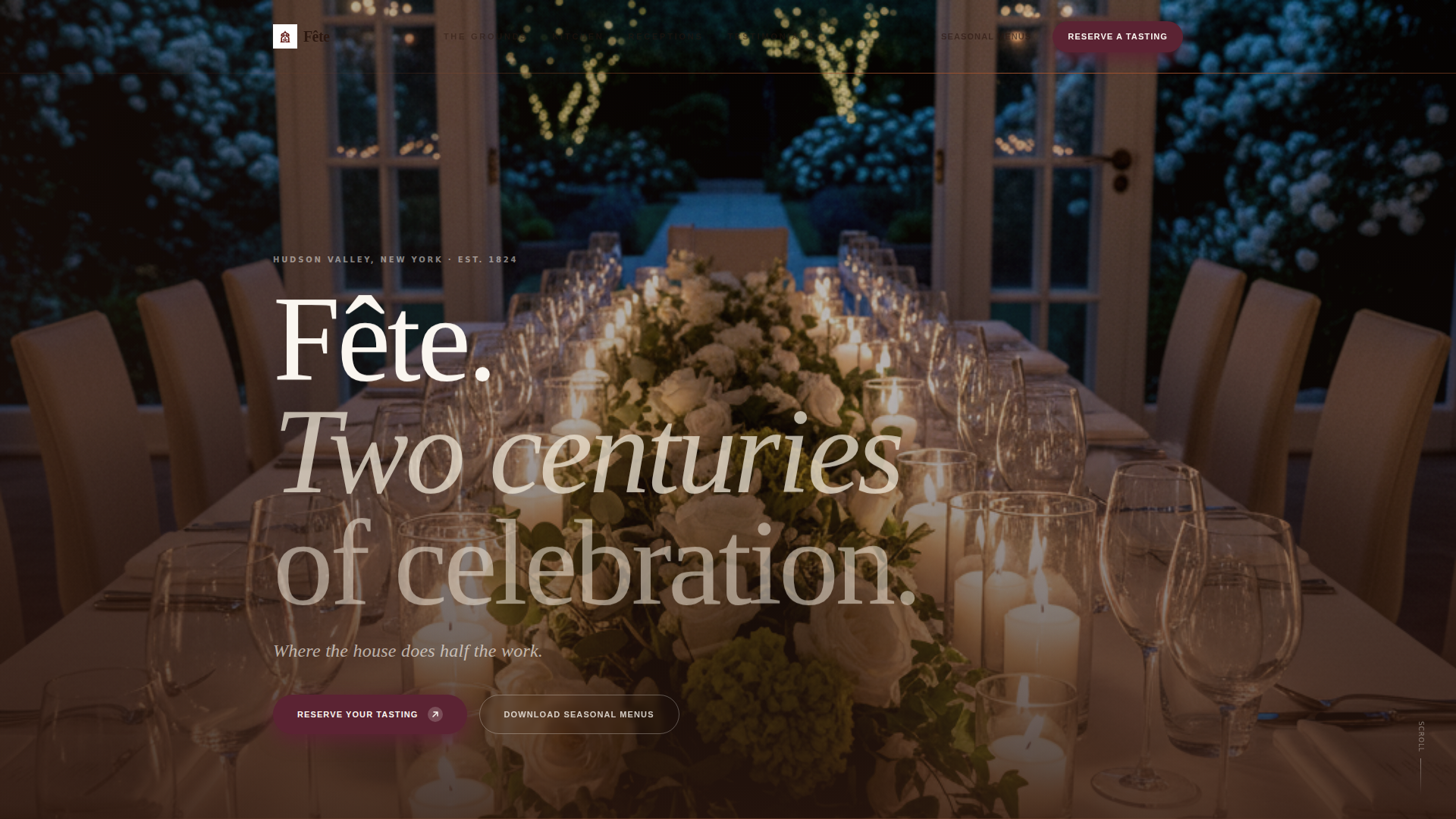Wedding Venue Booking Website Template