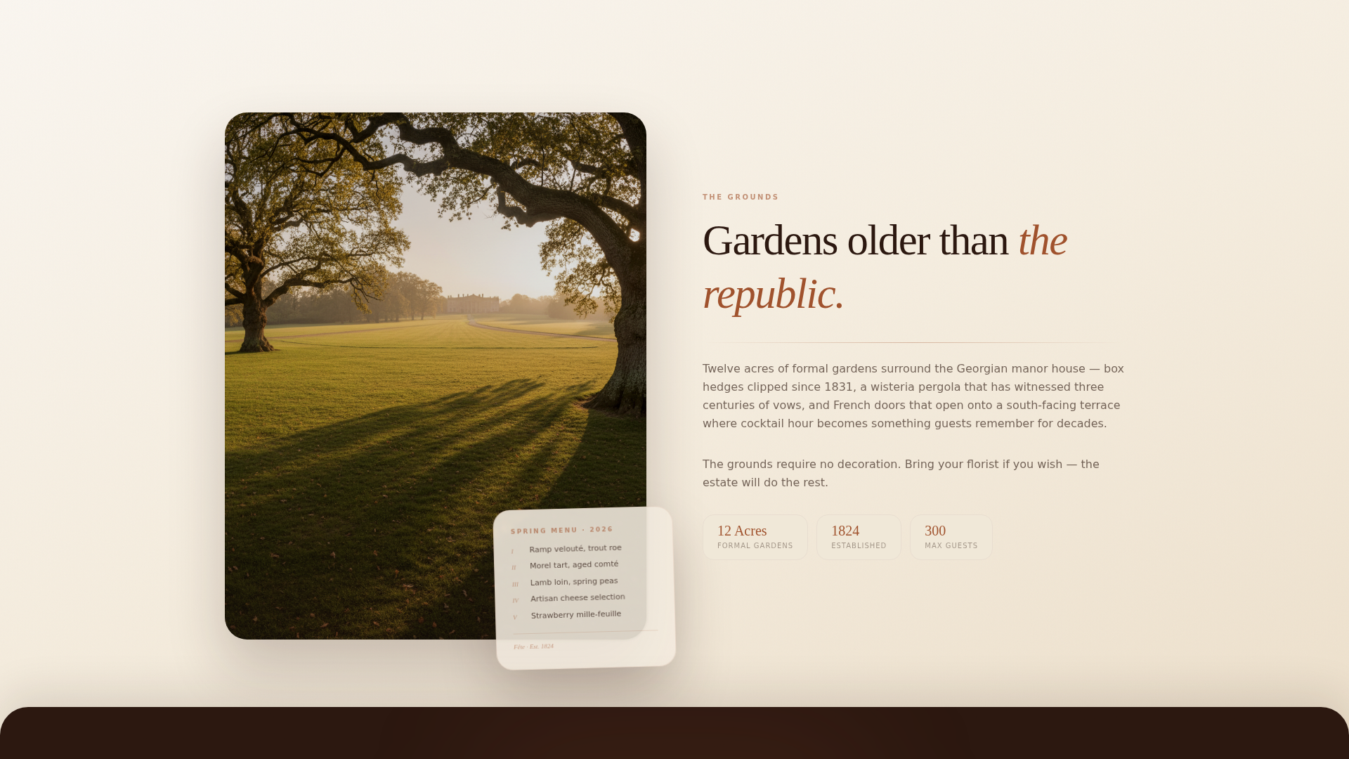 Wedding Venue Booking Website Template