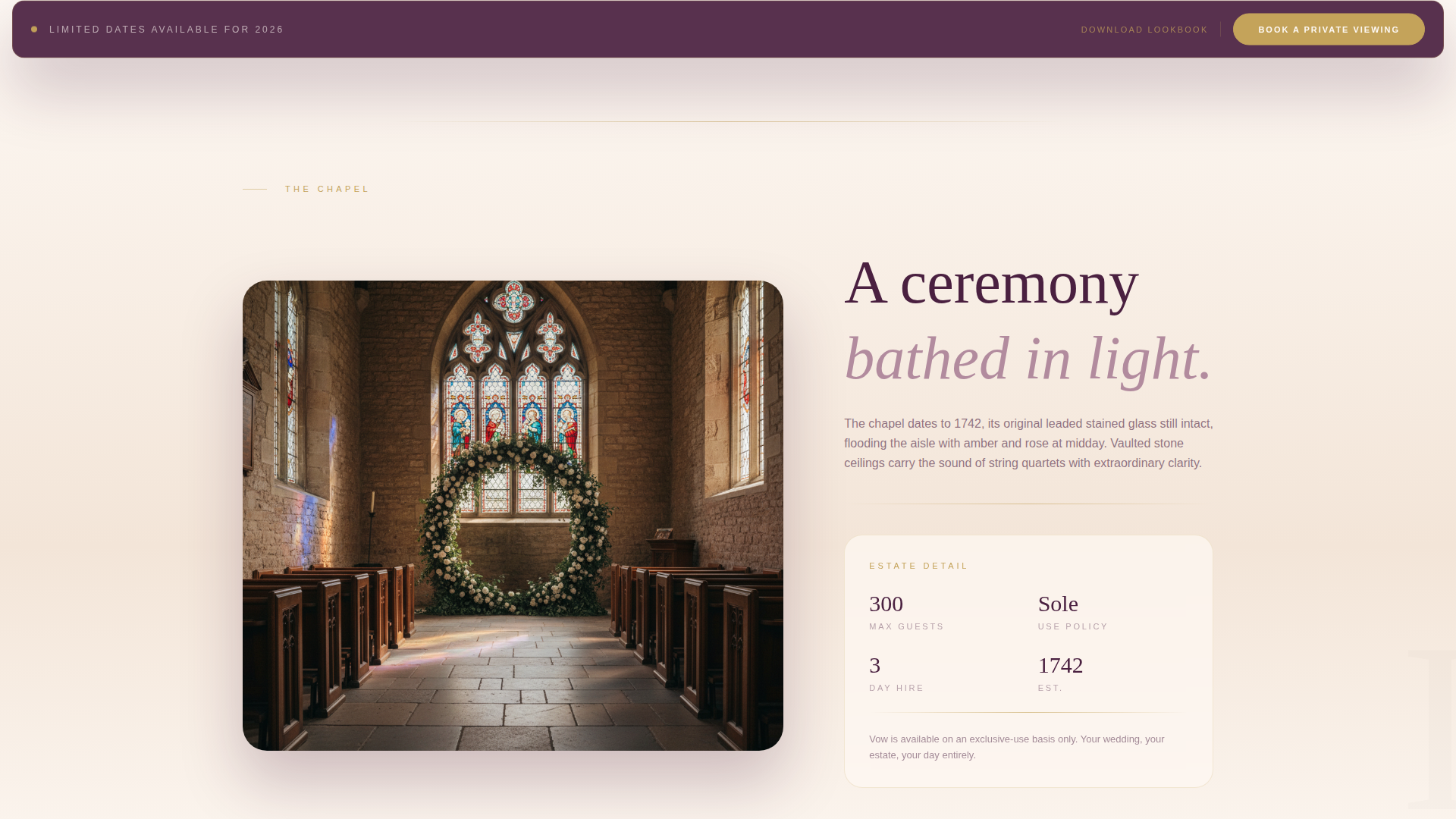 Luxury Wedding Professional Website Template