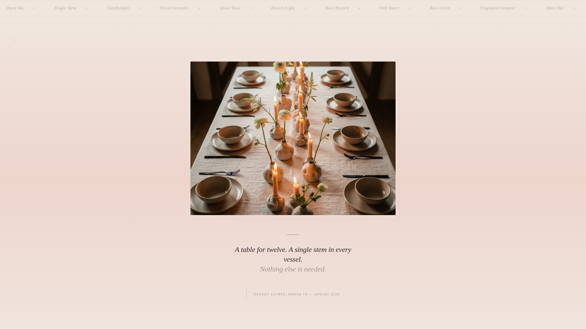 Minimalist Wedding Booking Website Template