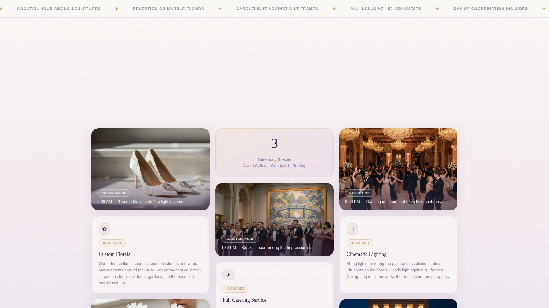 Wedding Venue Booking Website Template