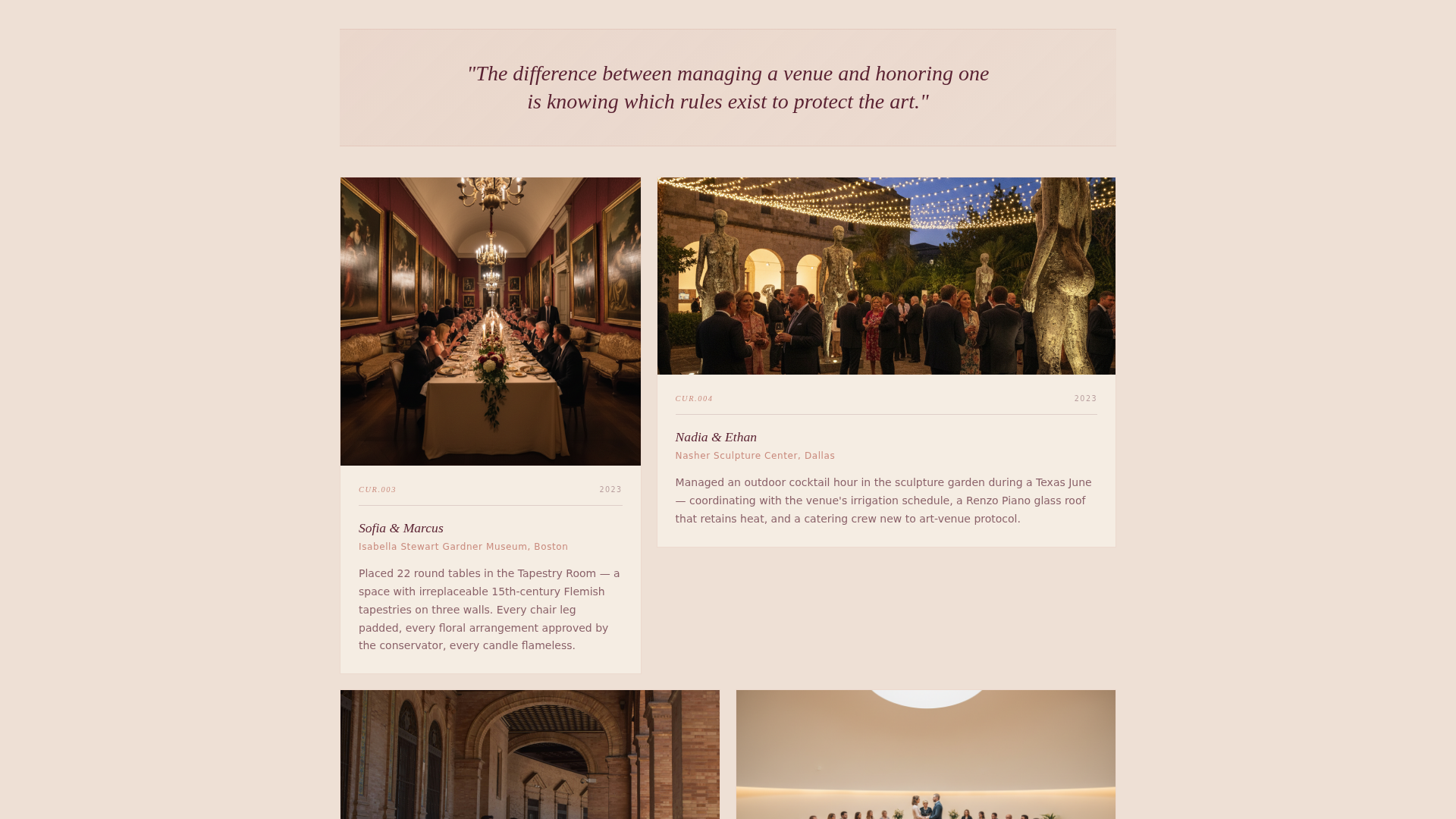 Wedding Venue Booking Website Template